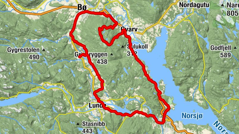 Norem - Helgetveit - Bø - Midt-Telemark
