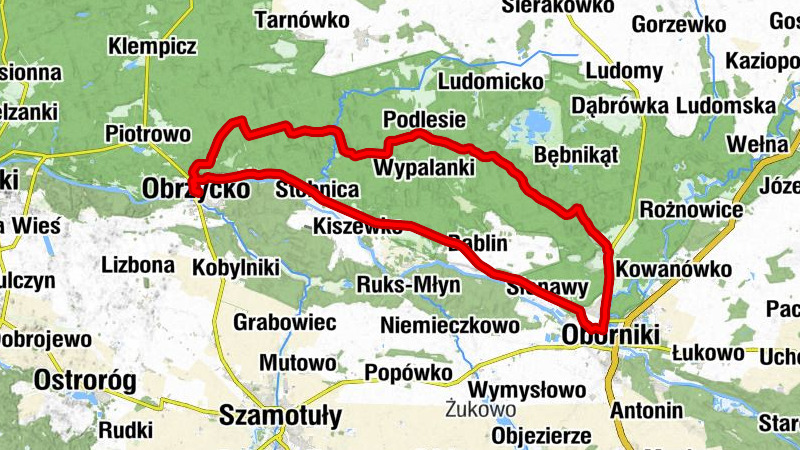 Port Obrzycko - Zielonagóra - Oborniki - Obrzycko
