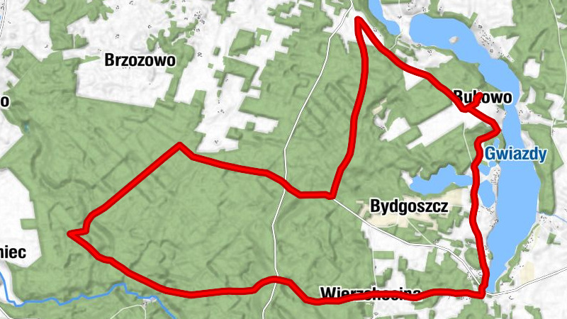 Bukowo - Dębowo - Smolne - Wierzchocina