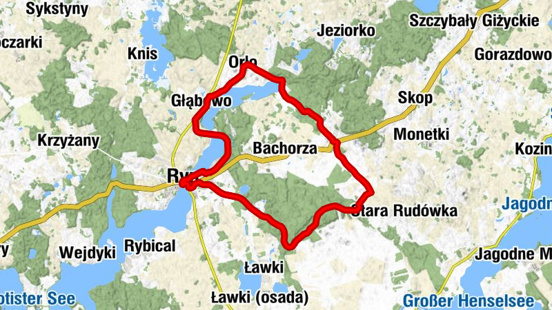 Kaplica Ewangelicko-Augsburska w Rynie - Ryn - Kościół pw. Niepokalanego Poczęcia Najświętszej Maryi Panny - Tros