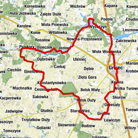 Grójec - Cierniówka - Niespodzianka - Kaplica pw. Świętego Macieja Apostoła