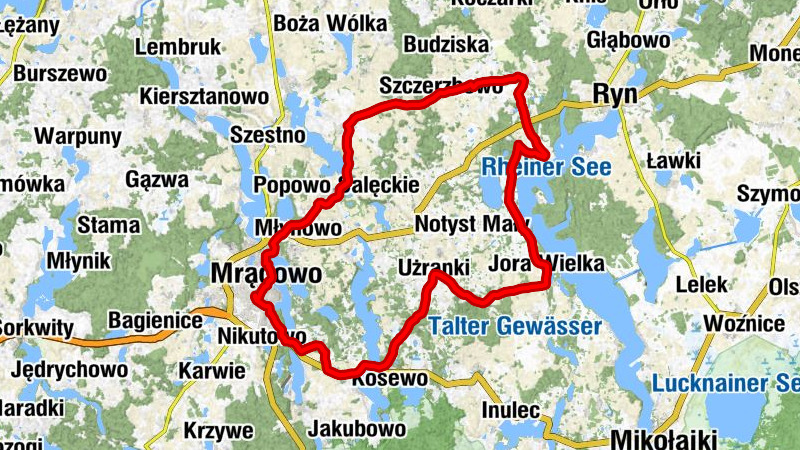 Mrągowo - Kościół pw. Świętego Wojciecha - Kaplica domowa - Popowo Salęckie