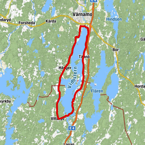 Dörarp - Toftaled - Långrödjan - Torset