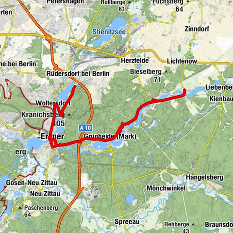 Rüdersdorf bei Berlin - Zum Gashäuschen - Neuapostolische Kirche Erkner - Erkner