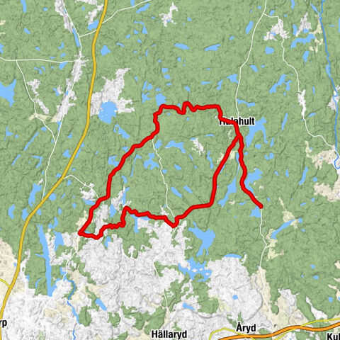 Karlshamns kommun - Halahult - Högahult - Skärserås