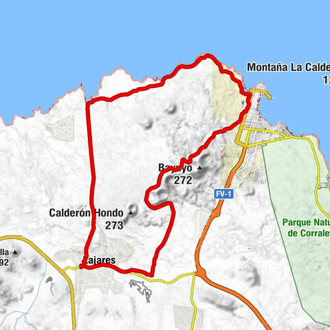 La Oliva - Majanicho - Corralejo - Lajares