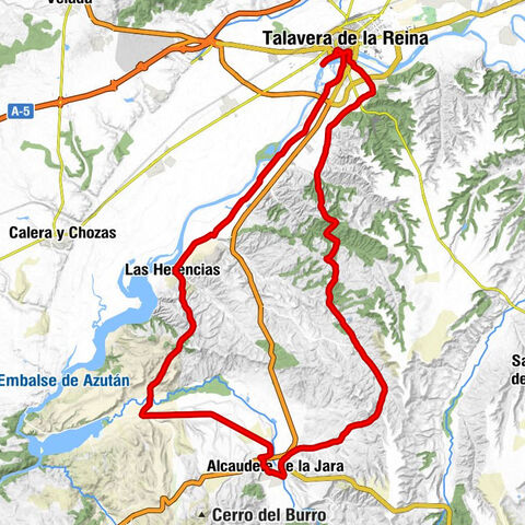 Alcaudete de la Jara - Talavera de la Reina - Los Sifones - Las Herencias