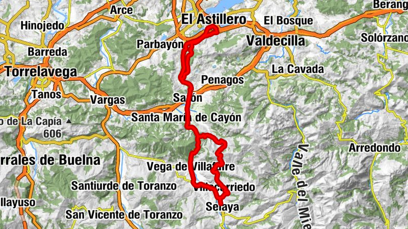 Llerana - Ermita del Ángel Custodio - Restaurante La Granja - Casa Terio