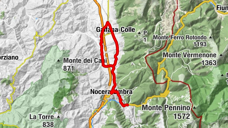 Grillo - Case Basse - Palazzo - Nocera Umbra