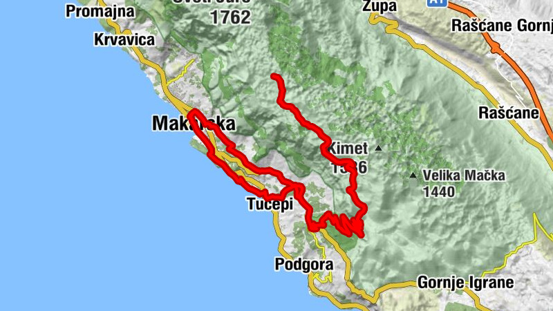 Bili Brig - Planinska kuća Pod javorom - crkva svetog Marka - Gorinka