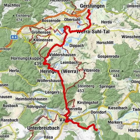 Werra Burgen Steig X5 Dietlas to Gerstungen