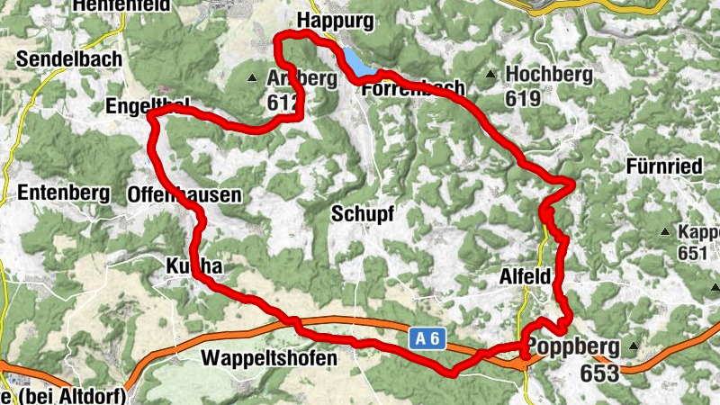 Kauerheim - Regelsmühle - St. Peter und Paul - Nonnhof