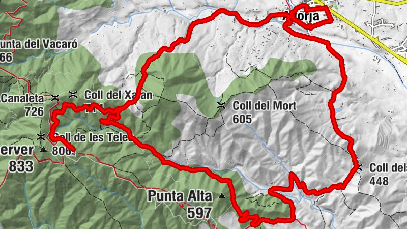 Alforja - Coll dels Banys - Mare de Déu de Puigcerver - Església de Sant Miquel