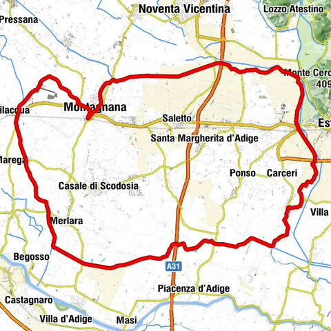 Montagnana - Borgo Frassine - Este