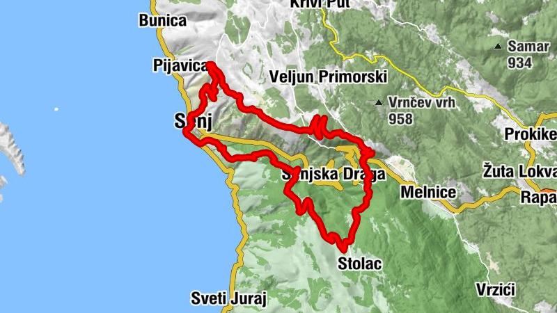 Senj - crkva svete Marije od Arta - Gubavac - Centar