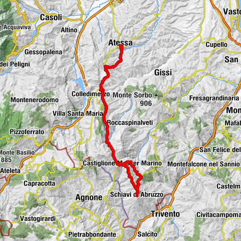 Atessa - Carapelle - Torricchio - Tornareccio