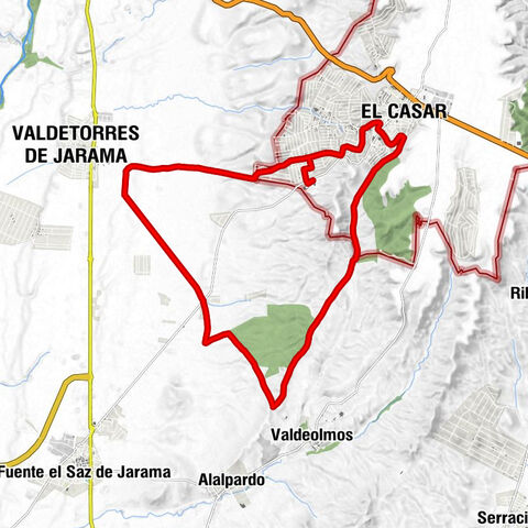 Parque de los Niños El coto - El Casar - Los Palomares - Urbanización Los Arenales