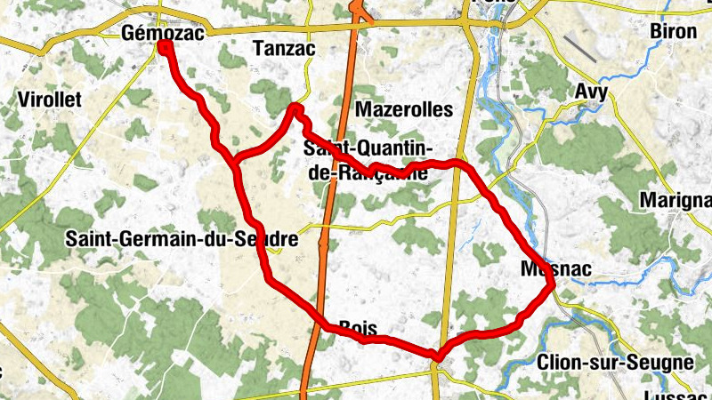 Gémozac - Givrezac - Chez Reutin - Maine Aufaure