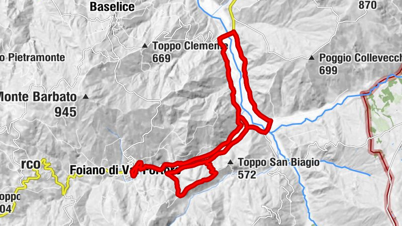 Foiano di Val Fortore - Ponte Sette Luci - Toppo Colonna