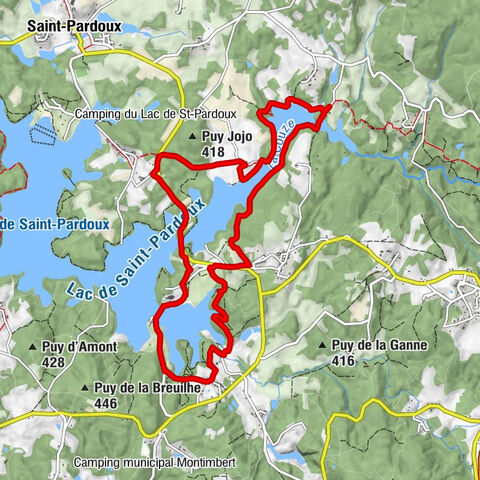 Piste VTT enfant - Chabannes - Moulin de Chabannes - Saint-Pardoux