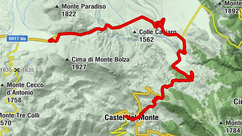 Castel del Monte - Rifugio Ricotta - Ristoro Mucciante