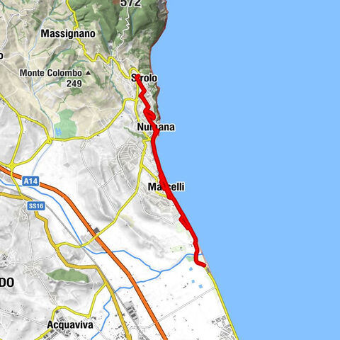 Numana - Covo dei Saraceni - Bocasalina - Santuario del SS Crocifisso