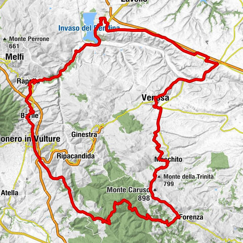 Rapolla-Lavello - Venosa - Rionero in Vulture - Santuario della Madonna di Costantinopoli