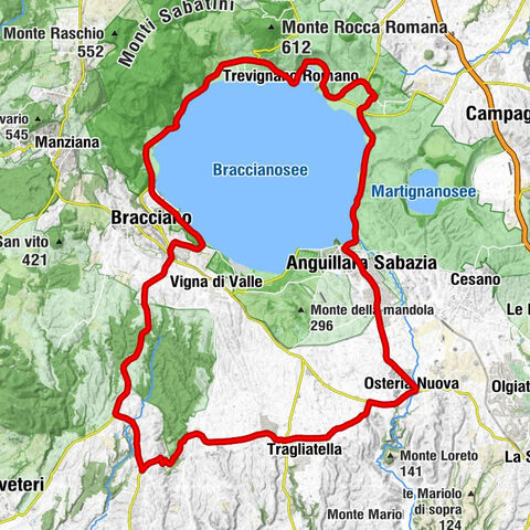 Trevignano Romano - Chiesa della Santissima Trinità - Il quadrifoglio - Chiesa di Sant'Eugenio Vescovo