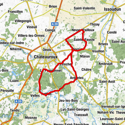 Neuvy-Pailloux - Église Saint-Martin - Chapelle Notre-Dame des Ailes - Le Bourg