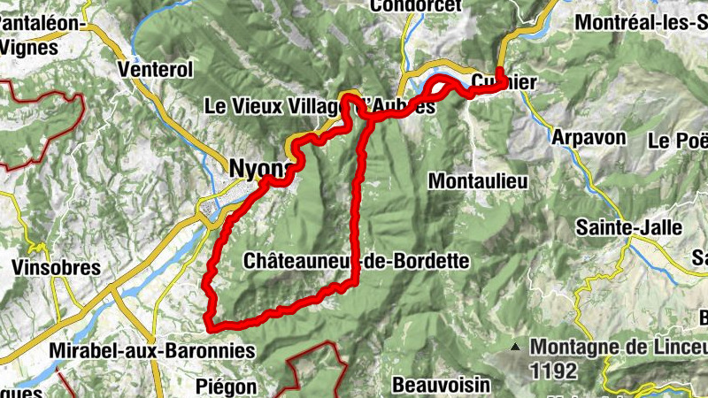 Curnier - Les Pilles - Châteauneuf-de-Bordette - Nyons