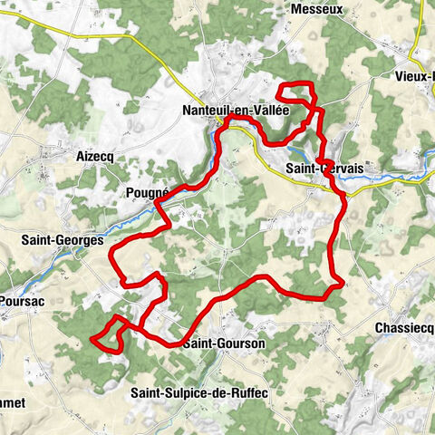 Auberge de l'Argentor - Nanteuil-en-Vallée - Église Saint-Jean-Baptiste - Auberge le St Jean