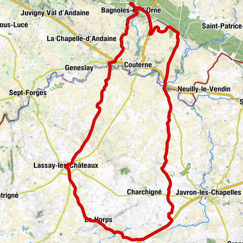 Les Mille Mottes - Église Saint-Martin - Église Saint-Ouen - Bagnoles-de-l'Orne