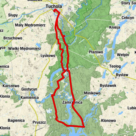 Tuchola - Restauracja "Bory" - Piła