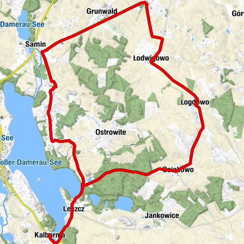 Kalbornia - Leszcz - Kościół pw. Trójcy Świętej - Osiekowo
