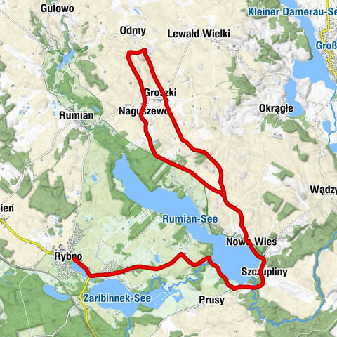 Jezioranka - Rybno - Szczupliny - Kaplica pw. Świętego Maksymiliana Kolbego