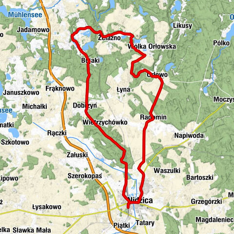 Nidzica - Sewerynów - Dobrzyń