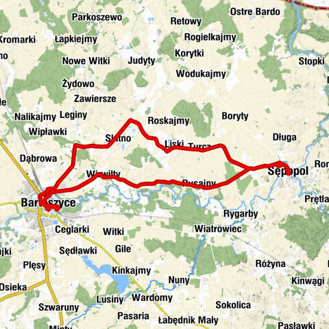 Bartoszyce - Wiatrak - Sępopol - Kościół pw. Świętego Michała Archanioła