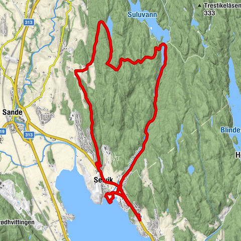 Selvikåsen - Kverntangen - Selvik - Skafjellåsen