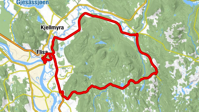 Flobergsjordet - Børke - Høgbakken - Arneberg