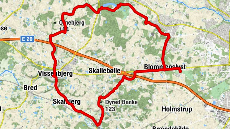 Vejrup - Langesø Skovkapel - Vissenbjerg - Broholm Kirke