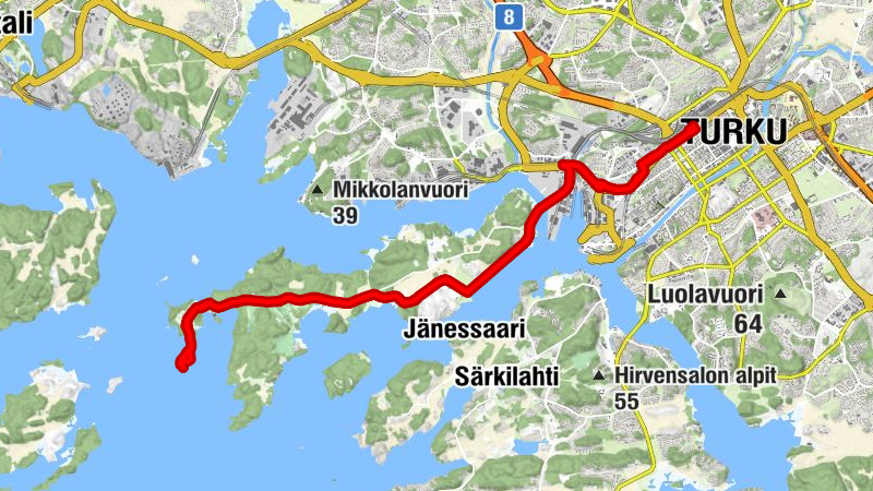 Turku - Kirstinpuisto - Patterinhaka - Pohjola