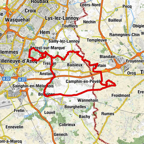 Ascq - Villeneuve-d'Ascq - Église Saint-Amand - Chapelle-aux-Arbres