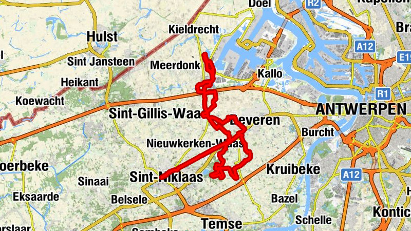 Sint-Niklaas - Heilig Kruiskerk - Sint-Elisabethkapel - Kapel Sint-Amerlberga