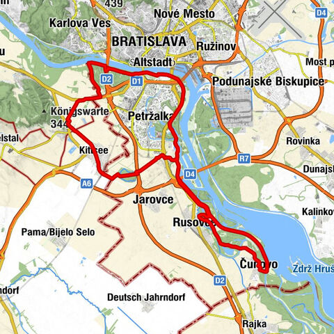 Kittsee - Petržalka - Kostol svätého Michala - Pfarrkirche zur Kreuzerhöhung