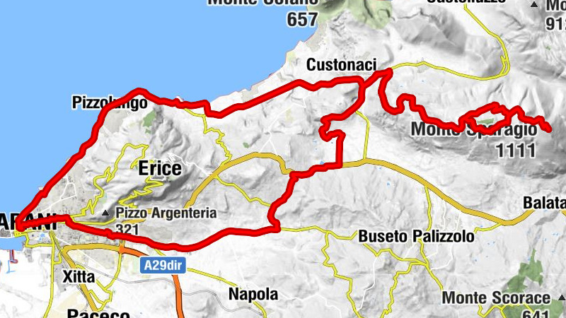 Trapani - San Giuseppe - Sacra Famiglia - Monte Sparagio