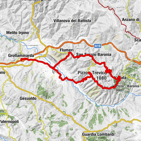 Grottaminarda - La carina - Flumeri - Pizzo - Trevico