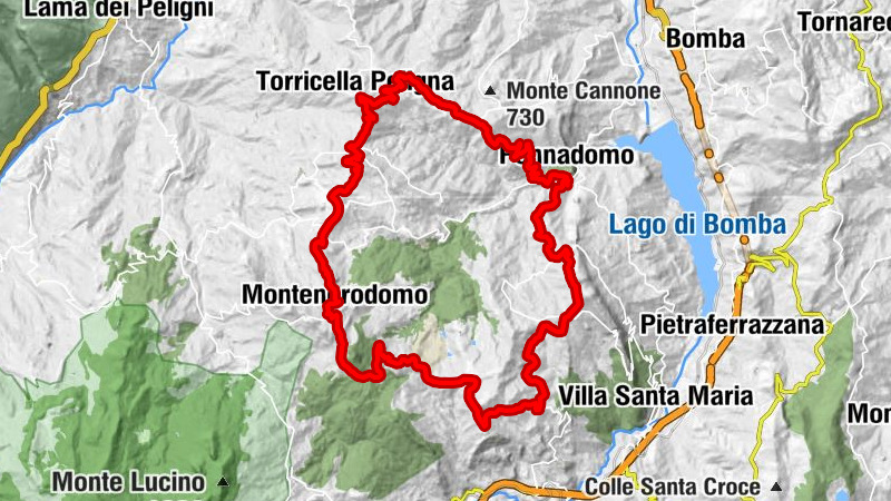 Pennadomo - Colle del Tasso - Calvario - colle dell'Irco