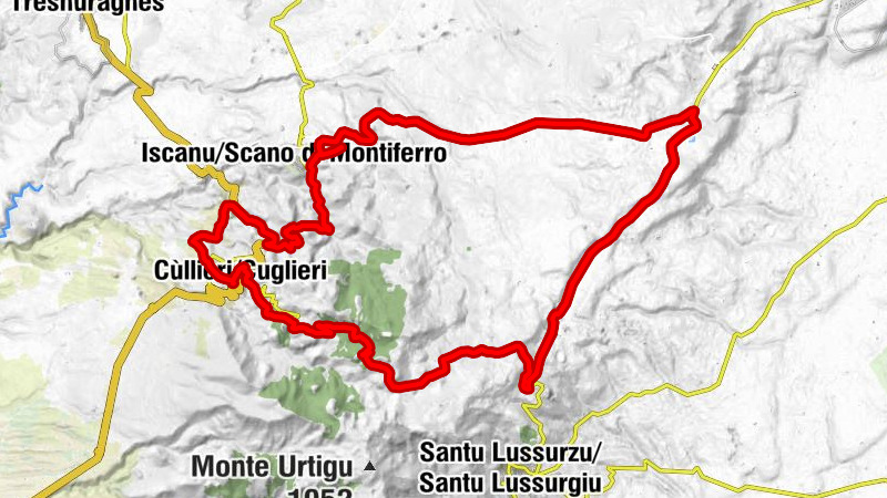 Cùllieri/Cuglieri - Chiesa di Santa Croce - Chiesa del Carmelo - Chiesa di San Leonardo di Siete Fuentes