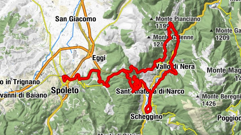 Spoleto - Madonna delle Scentelle - Oratorio della Confraternita del Santo Sacramento - Chiesa di Santo Stefano