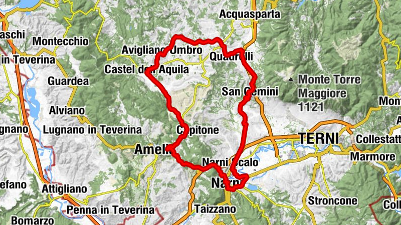 Stazione di Montecastrilli - S. Maria - Chiesa della Madonna del Ponte - Chiesa di Sant'Agostino